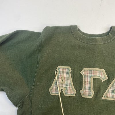 Vintage Alpha Gamma Delta Champion Reverse Weave Crewneck Sweatshirt Large 80s