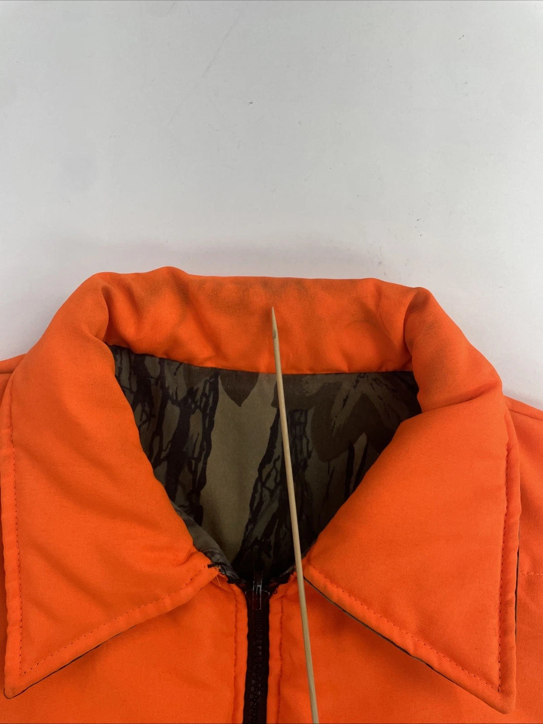 Vintage Trebark Camo Vest Jacket Size Medium Reversible