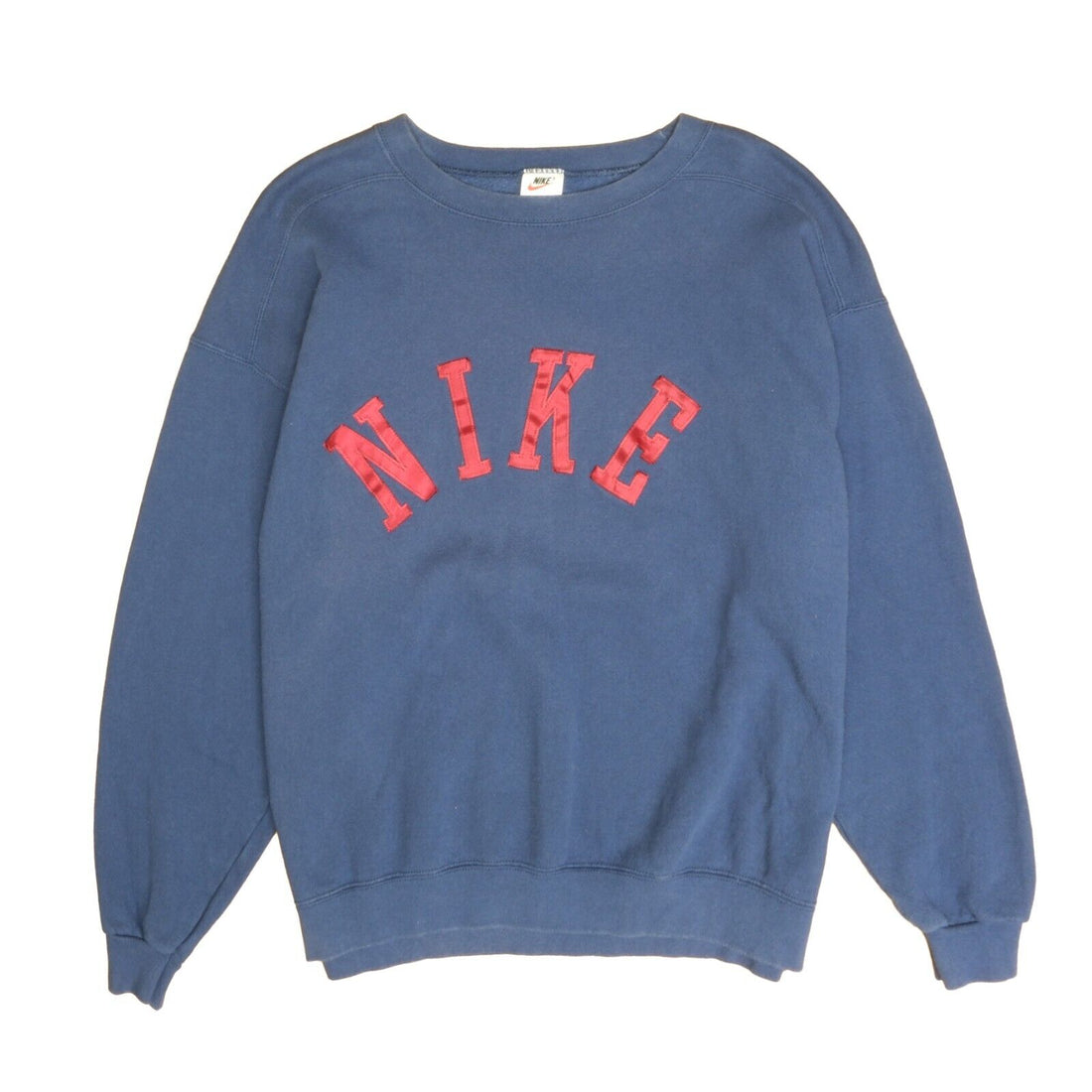 Vintage Nike Sweatshirt Crewneck Size XL Blue Spell Out 90s