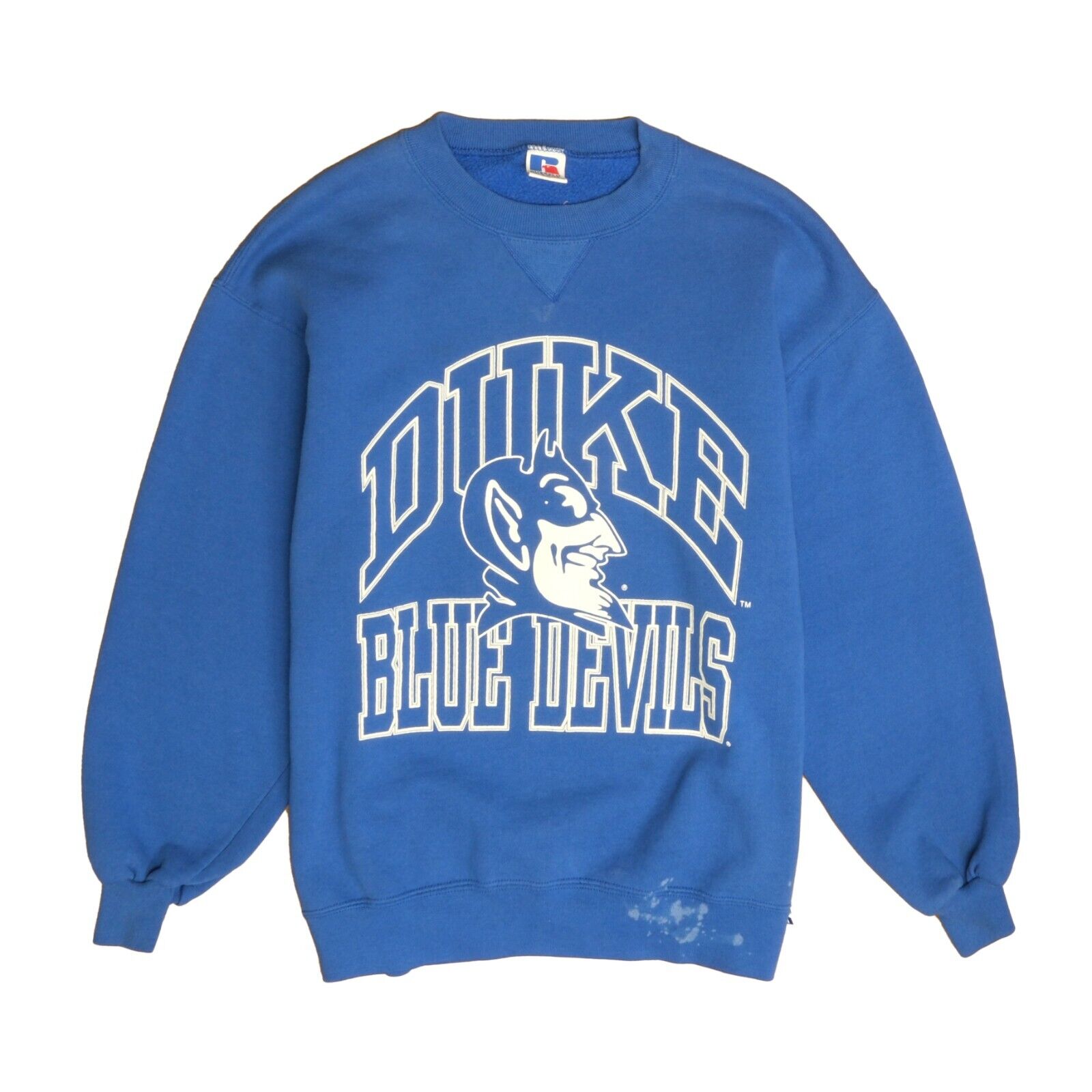 Vintage Duke Blue Devils Russell Sweatshirt Crewneck Size Large NCAA Throwback Vault