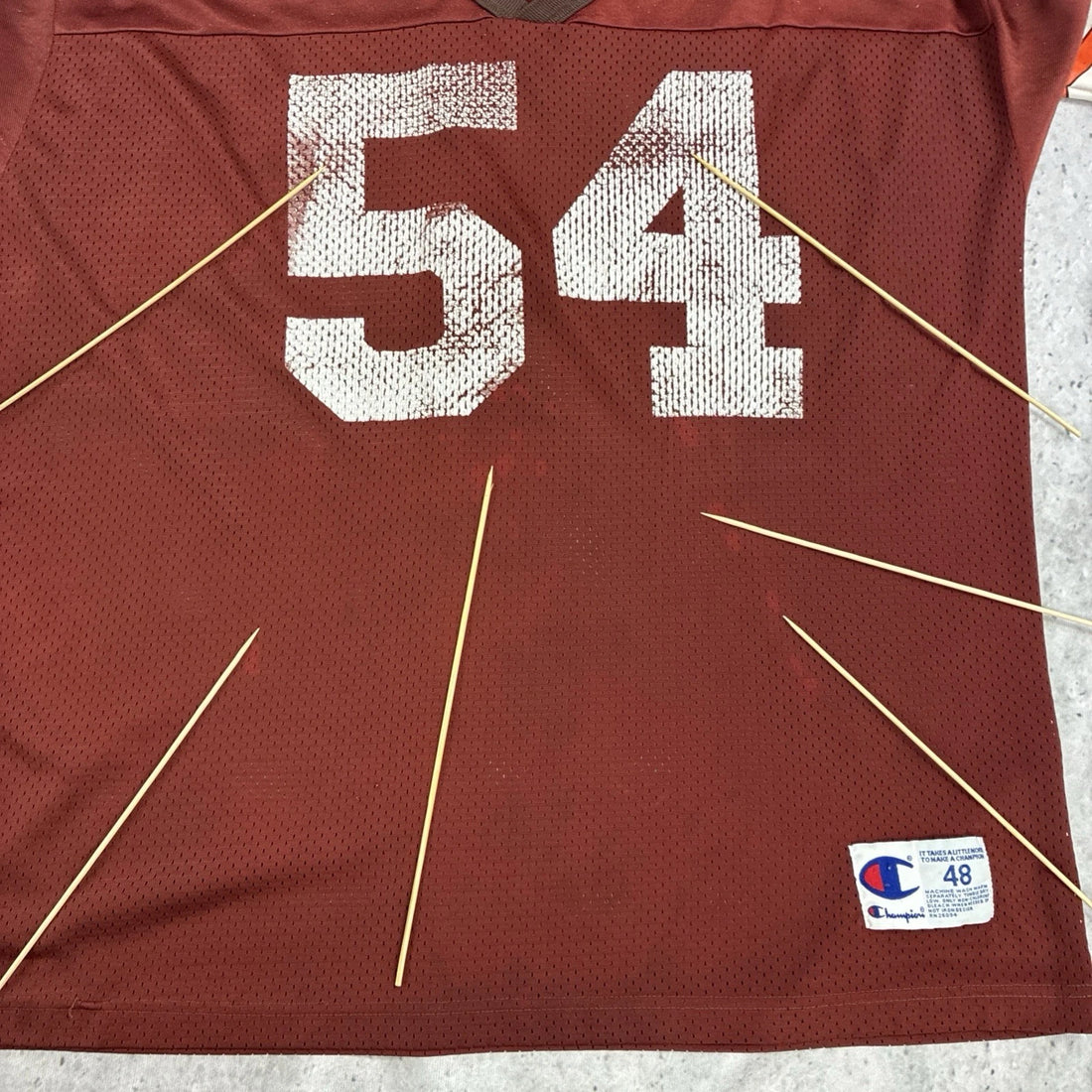 Vintage Cleveland Browns Chris Spielman Champion Jersey Size Large NFL