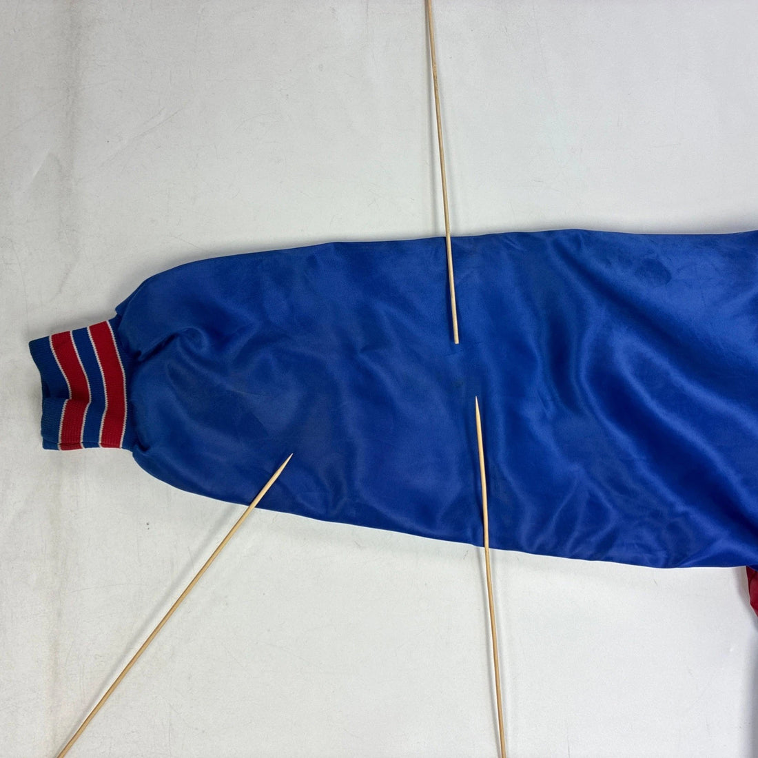 Vintage New England Patriots Satin Bomber Jacket Size XL NFL