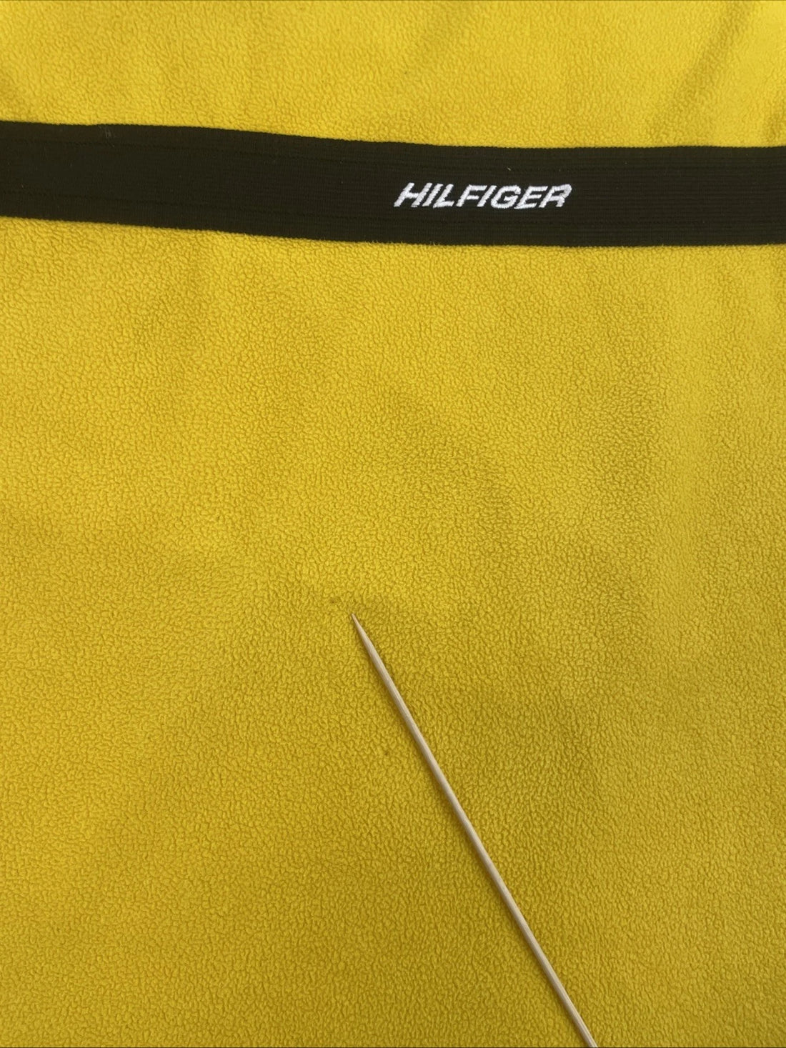 Tommy Hilfiger Athletics Fleece Jacket Size XL Yellow