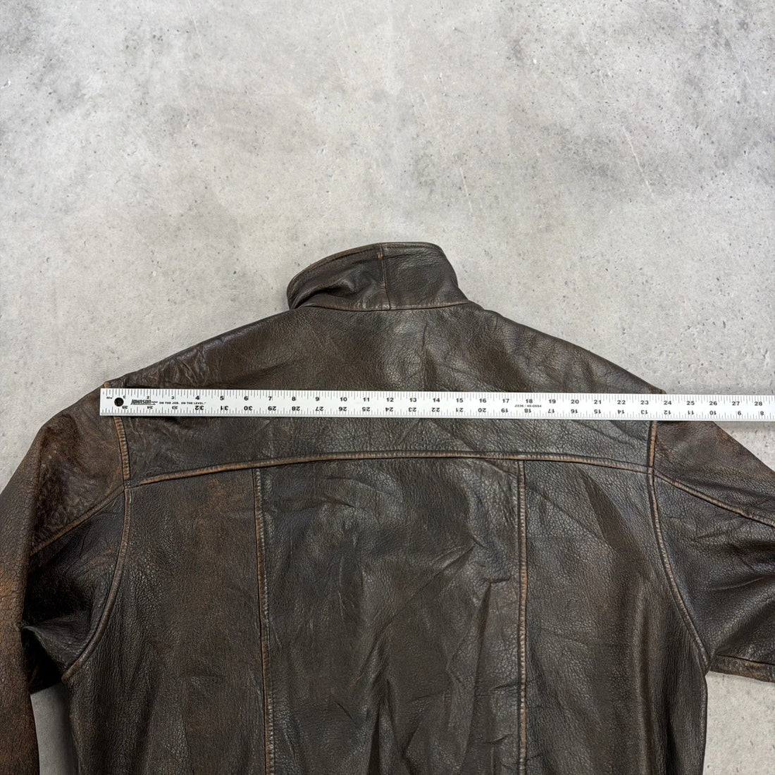 Vintage Hunt Club Leather Bomber Jacket Size Large