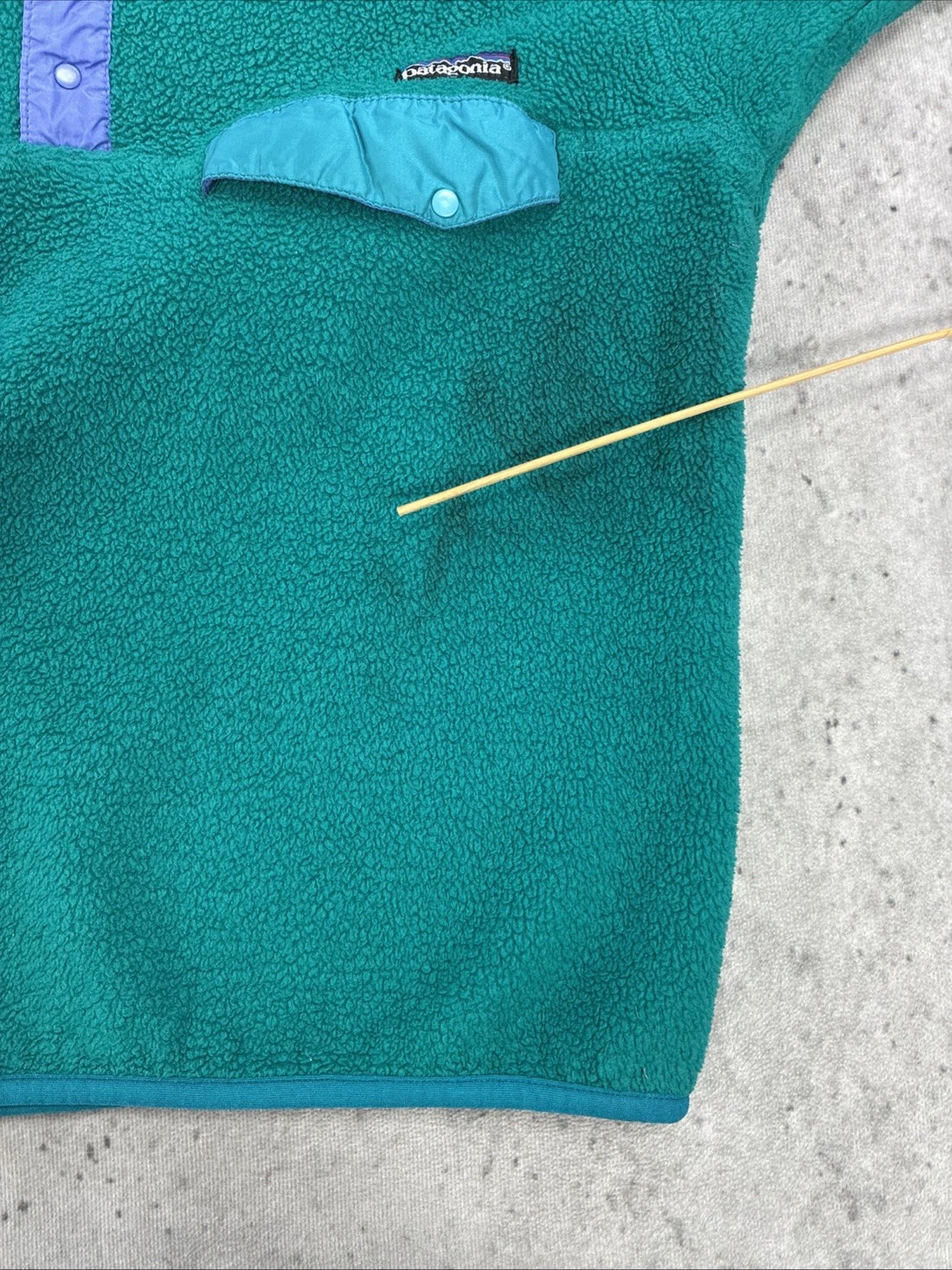 Patagonia Synchilla Snap T Fleece Jacket Size Small 80s 90s