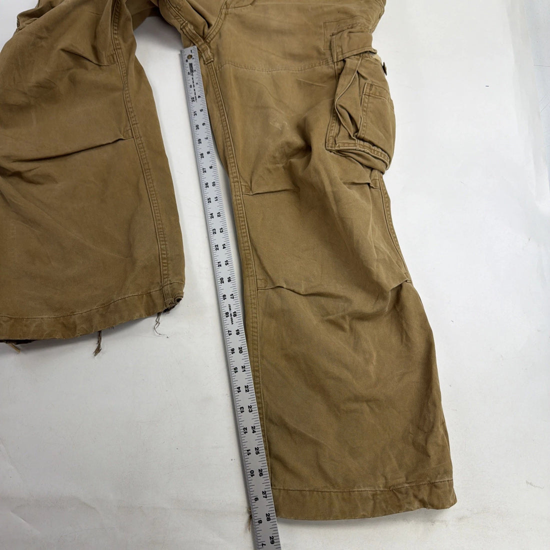 Abercrombie & Fitch Paratrooper Military Cargo Pants Size 30R Brown