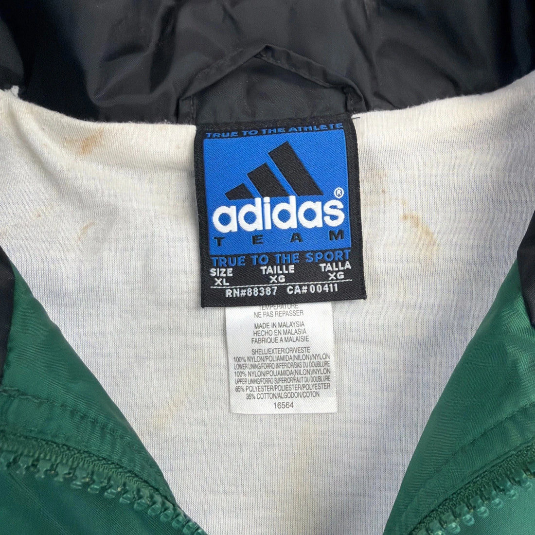 Vintage Carlsberg UEFA Euro 2000 Adidas Windbreaker Light Jacket Size XL