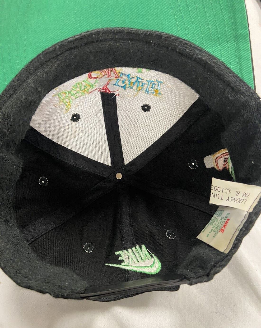 Vintage Best on Earth Mars Marvin Martian Nike Jordan Snapback Hat Cap OSFA 1993