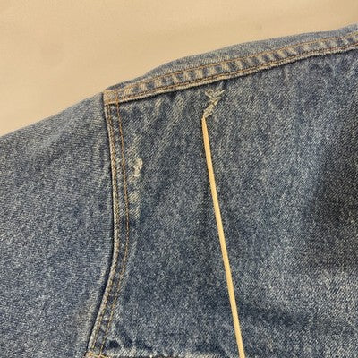 Vintage Levi's Denim Trucker Jacket Size 48 Blanket Lined