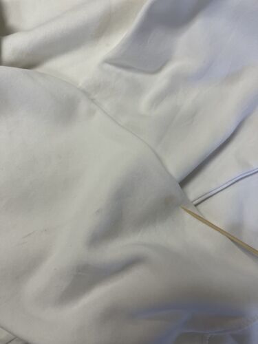 Vintage Nike Sweatshirt Crewneck Size Large White Embroidered Swoosh