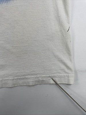Vintage Garfield Fishing T-Shirt Size Medium All Over Print 1996 90s