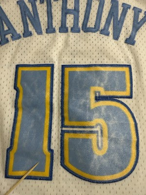 Vintage Denver Nuggets Carmelo Anthony Reebok Swingman Jersey Size XL NBA