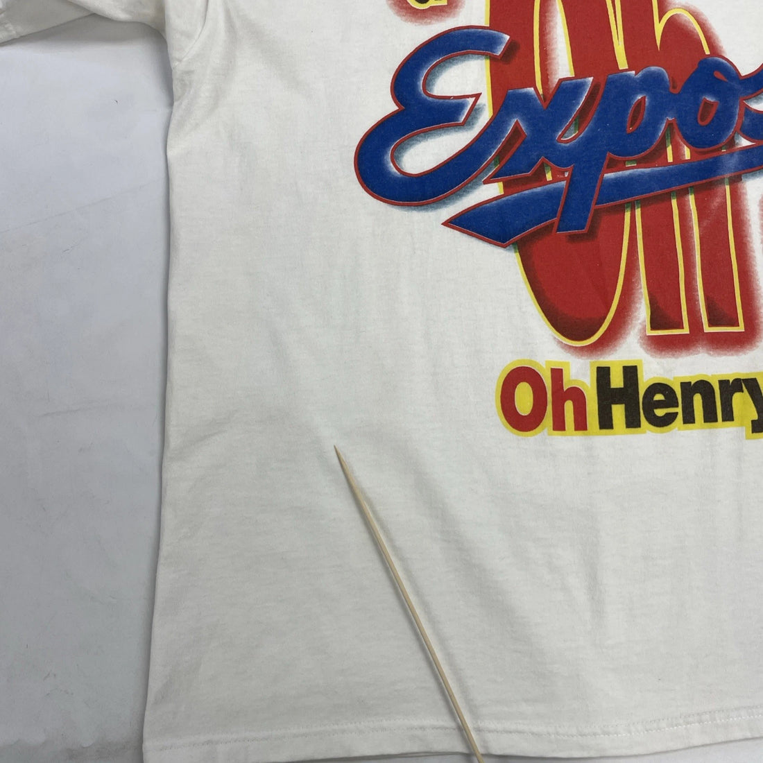 Vintage Montreal Expos Oh Henry T-Shirt Size XL 90s