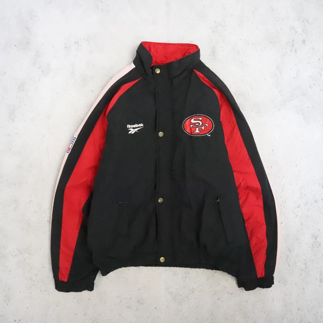 Vintage San Francisco 49ers Reebok Puffer Jacket Size Large NFL