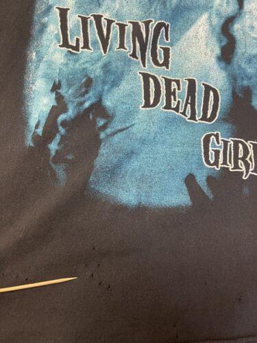 Vintage Rob Zombie Living Dead Girl Winterland T-Shirt Size Large Black Band Tee