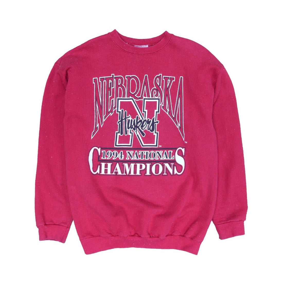 Vintage Nebraska Huskers Champions Logo Athletic Sweatshirt Medium 1994 90s NCAA