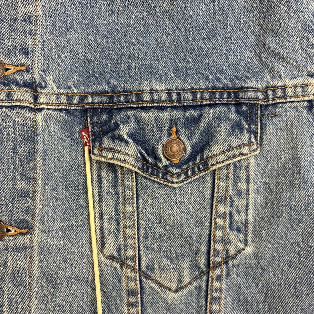 Vintage Levi's Denim Trucker Jacket Size XL