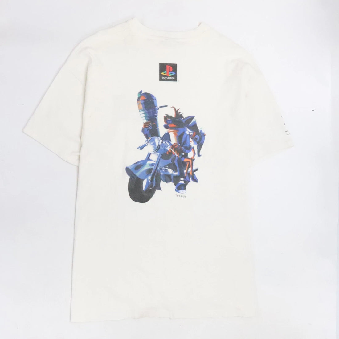 Vintage Crash Bandicoot 3 Warped T-Shirt Size XL Playstation Video Game Promo