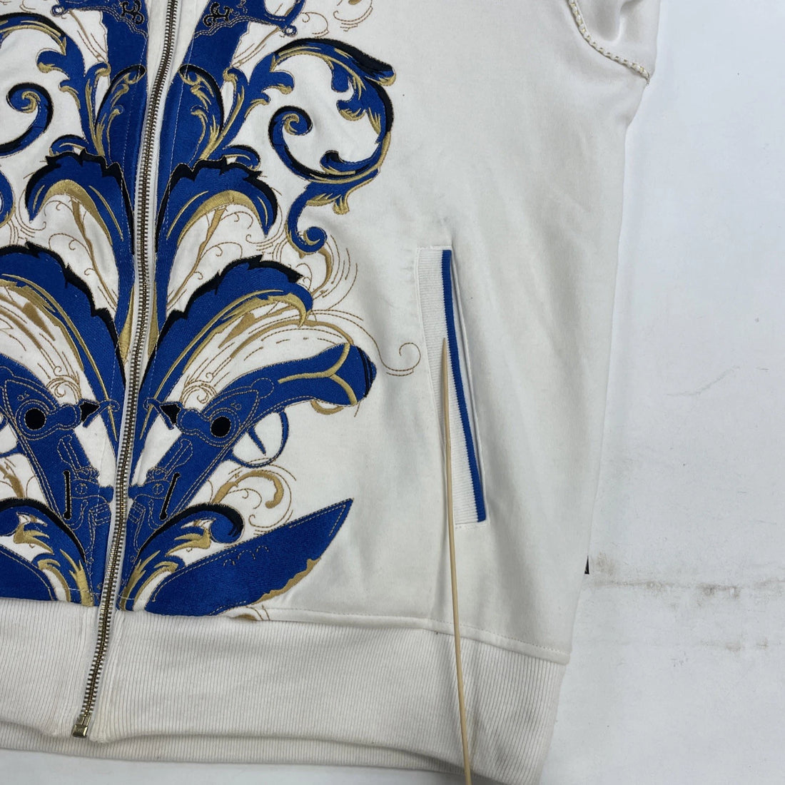 Vintage Artful Dodger Full Zip Sweatshirt Hoodie Size Large Y2K