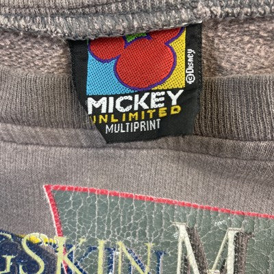 Vintage Mickey Mouse MVP Football Pigskin Sweatshirt Size Medium Disney