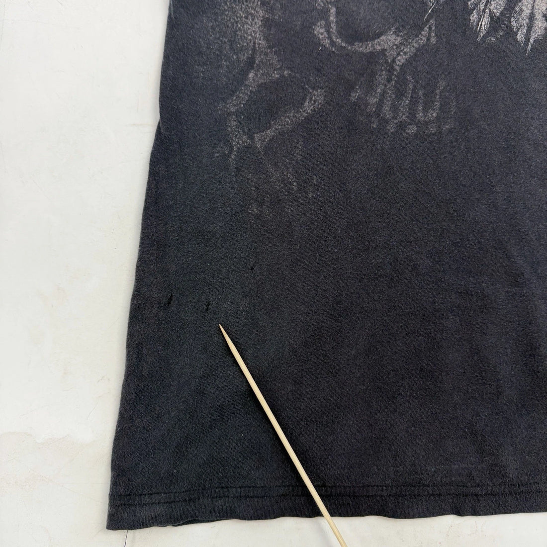Xzavier Skull Cross T-Shirt Size 2XL All Over Print Y2K Style