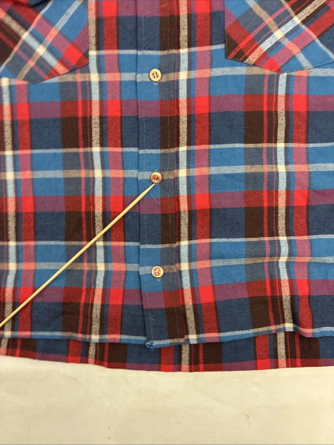 Vintage Palermo Button Up Shirt Size Large Plaid