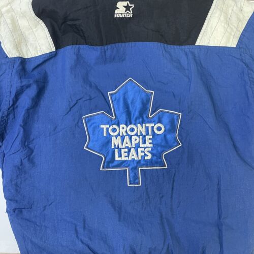 Vintage Toronto Maple Leafs Starter Puffer Jacket Size Small NHL