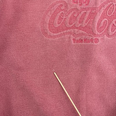 Vintage Enjoy Coca Cola Crewneck Sweatshirt Size Large Red Coke Promo