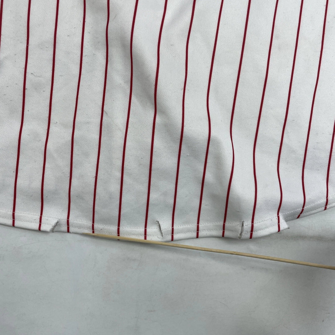 Vintage Philadelphia Phillies Jimmy Rollins Majestic Jersey XL Pinstripe MLB