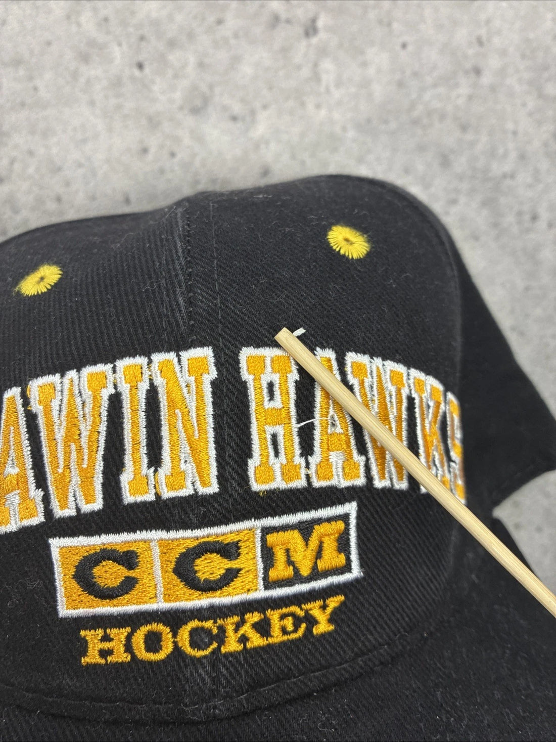 Nipawin Hawks CCM Hockey #1 Apparel Snapback Hat Cap OSFA