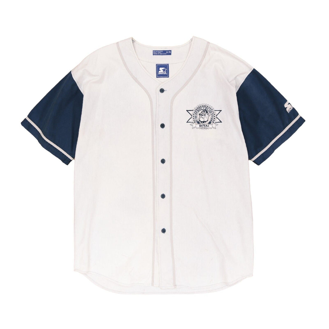 Vintage Georgetown Hoyas Starter Baseball Jersey Size XL 90s NCAA –  Throwback Vault