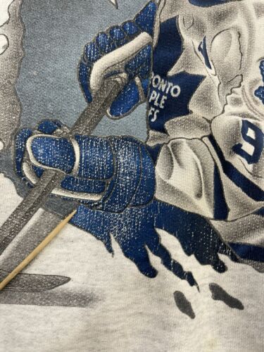 Vintage Toronto Maple Leafs Doug Gilmour Breakthrough Sweatshirt Medium 90s NHL