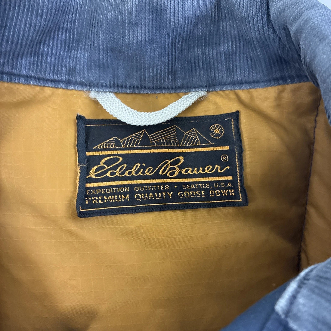 Vintage Eddie Bauer Quilted Goose Down Jacket Size Large