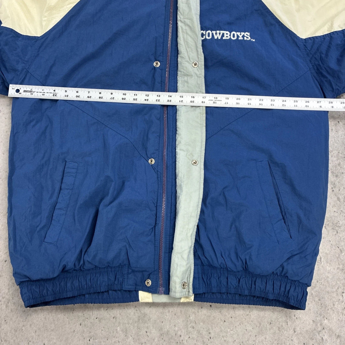 Vintage Dallas Cowboys Starter Puffer Jacket Size XL NFL