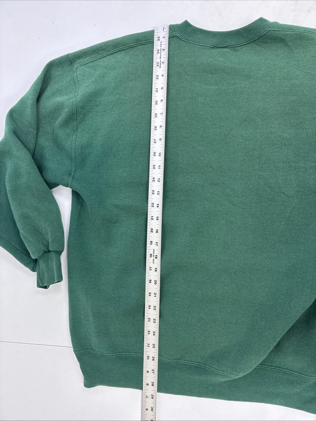 Vintage Russell Athletic Blank Crewneck Sweatshirt Size XL Green 90s