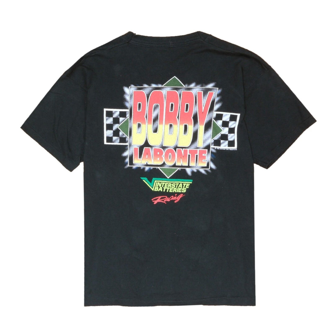 Vintage Bobby Labonte Interstate Batteries Racing T-Shirt XL NASCAR 1995 90s