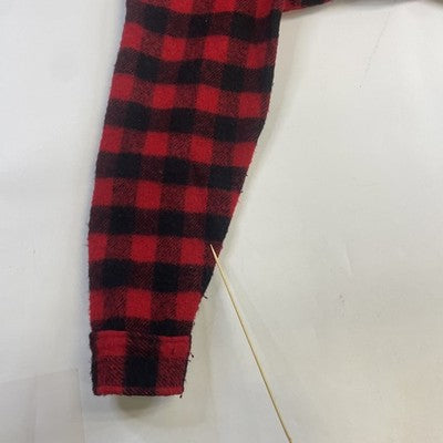 Vintage Woolrich Wool Button Up Shirt Size Large Buffalo Plaid
