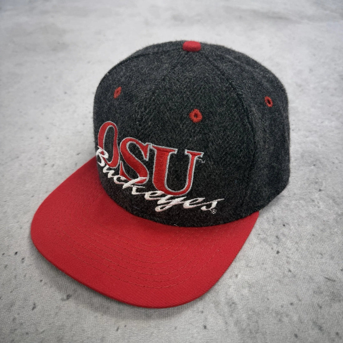 Vintage Ohio State OSU Buckeyes #1 Apparel Snapback Hat Cap OSFA NCAA
