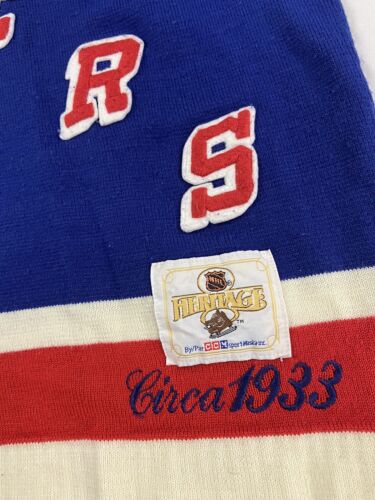 Vintage New York Rangers Heritage Sweater Jersey Rare One size fits all