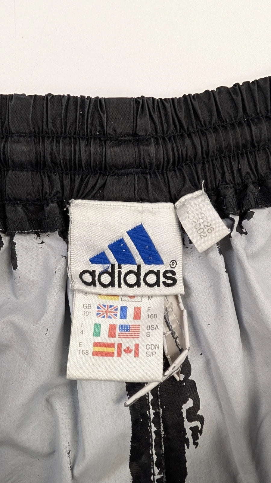 Adidas Nylon Track Pants Size Small Black