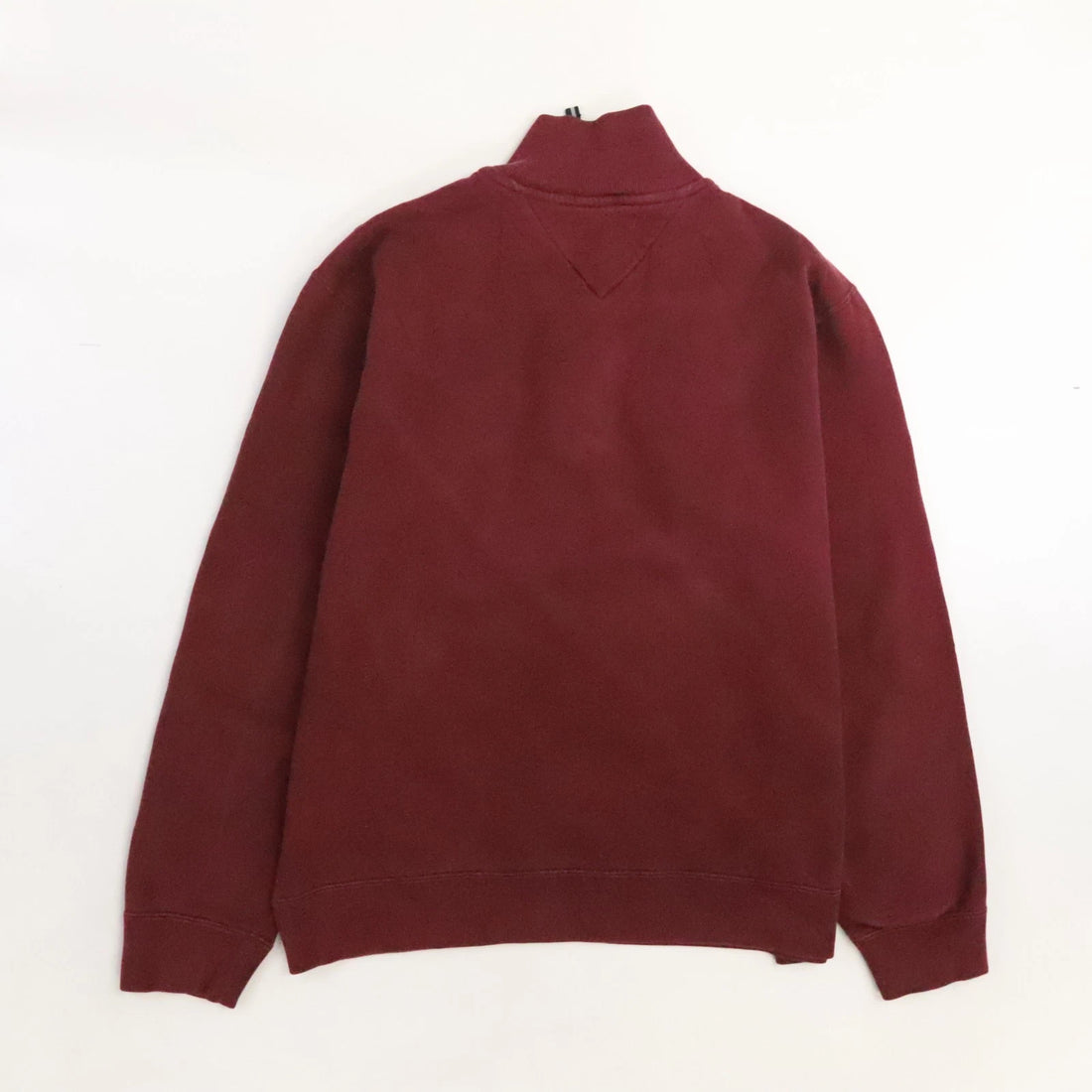 Tommy Hilfiger 1/4 Zip Pullover Sweater Size Small Red