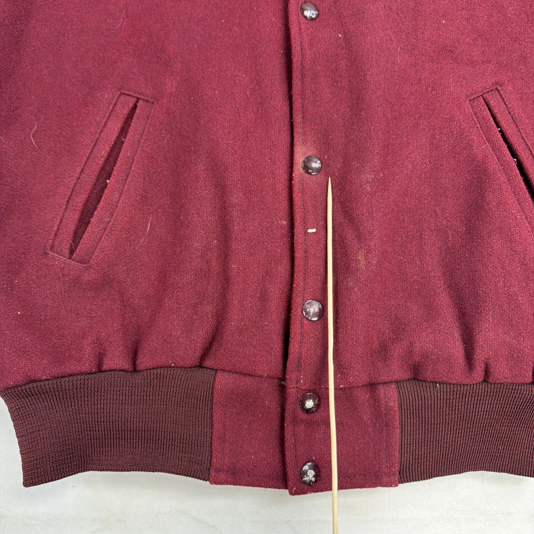 Vintage MMJHL Raiders Jr Hockey Club Wool Varsity Jacket Size Medium