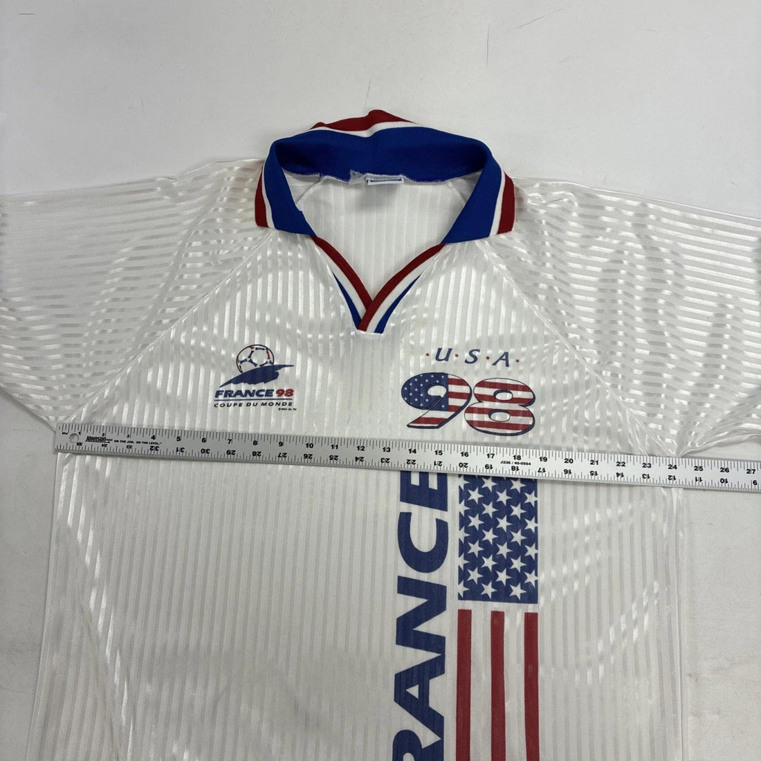 Vintage USA France 98 Soccer Football Jersey Size Large FIFA