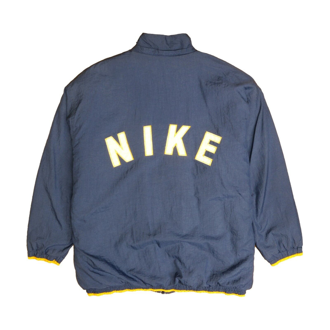 Vintage Nike Coat Jacket Size XL Blue Fleece Lined 90s