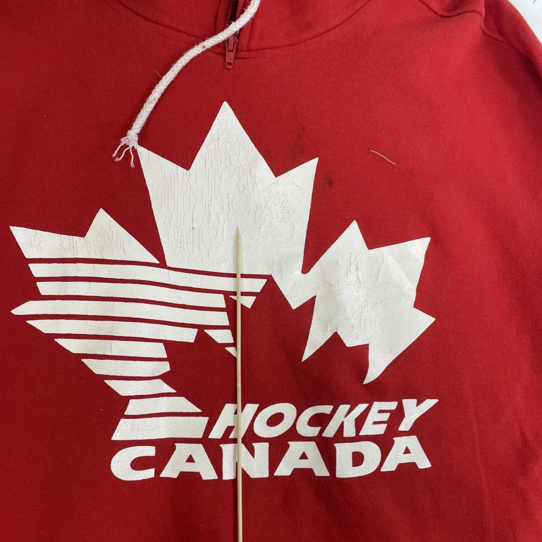Vintage Team Canada Hockey Pullover Sweatshirt Size 2