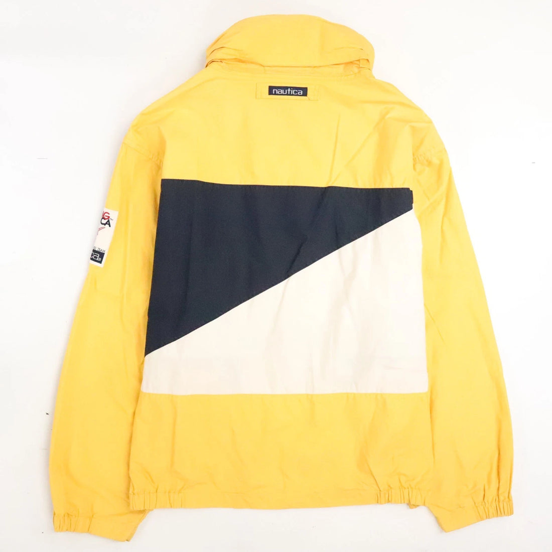 Vintage Nautica Young America Cup Defense Team Bomber Jacket Striped Sailing XL