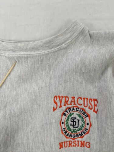 Vintage Syracuse Orange Champion Reverse Weave Sweatshirt Crewneck XL 90s NCAA