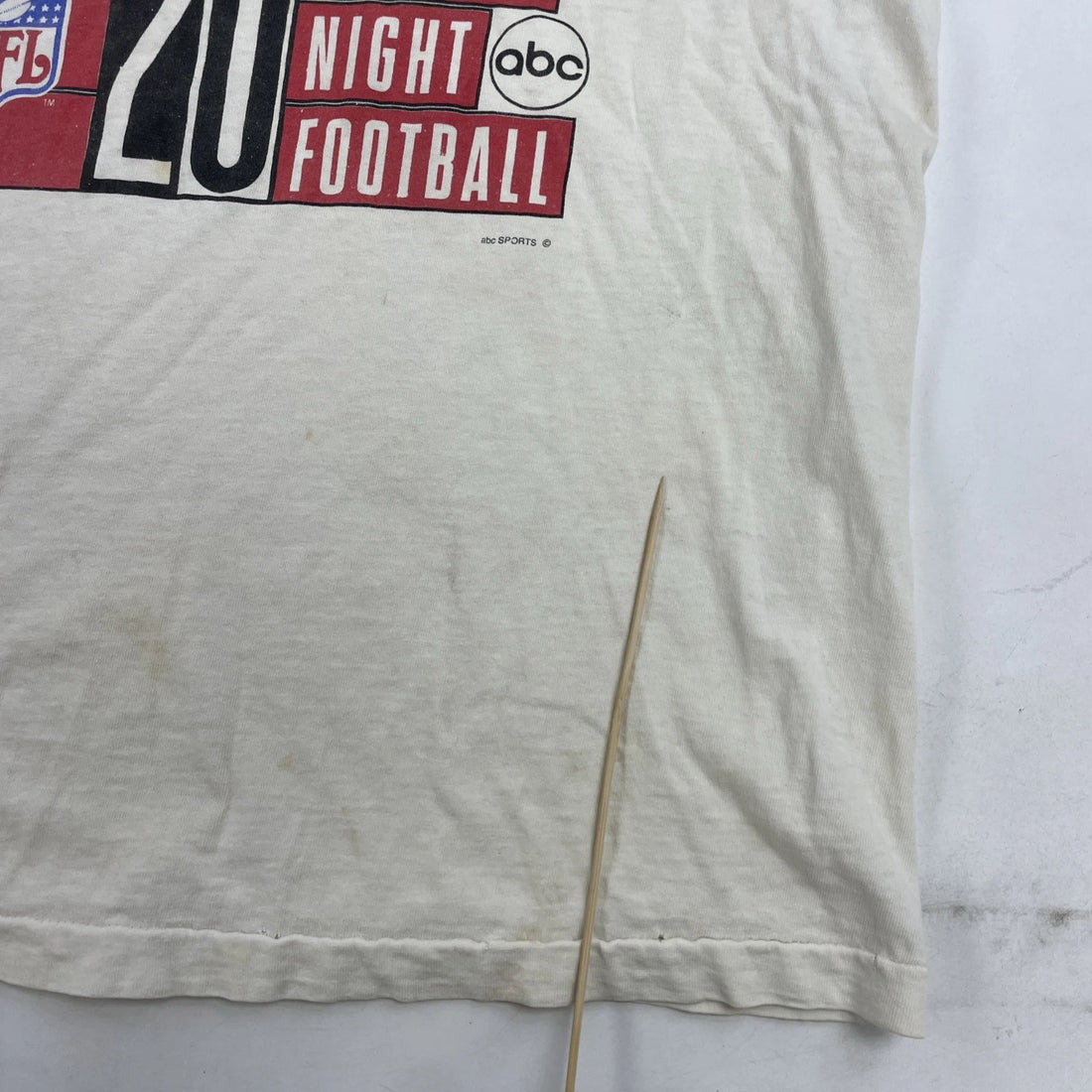 Vintage ABC Monday Night Football Caricature T-Shirt Size Large NFL