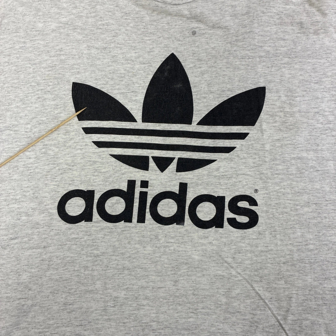Vintage Adidas Trefoil T-Shirt Size XL Double Sided 90s