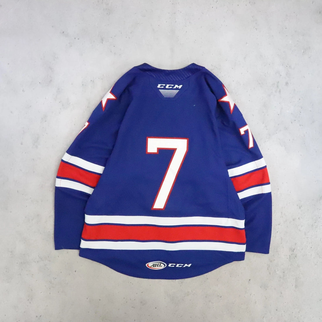 Rochester Americans Tobie Paquette Bisson Authentic 2018 2019 Game Jersey 56 AHL